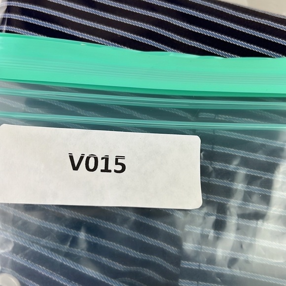 Michael Kors Blue pinstripe button down shirt - Picture 8 of 9